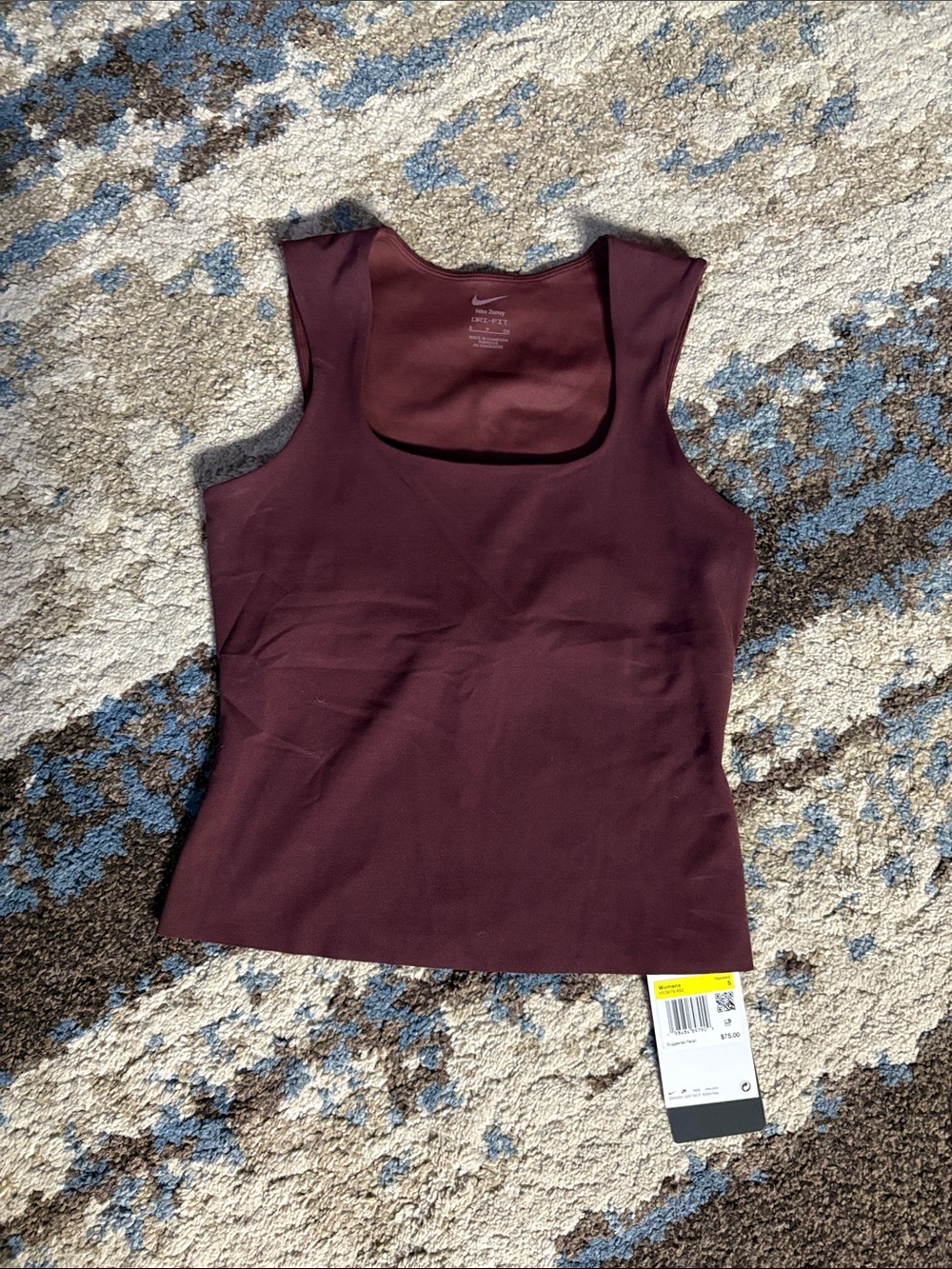 Nike Women’s Square-Neck Tank Top - Deep Wine